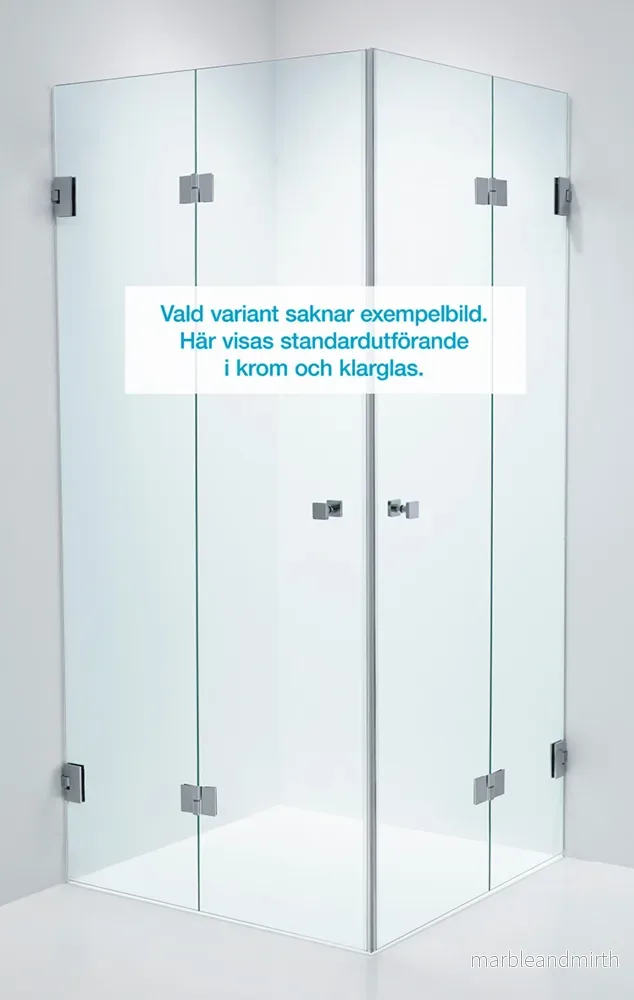 Duschhörna Duschbyggarna Design Plus Hörna med Vikdörrar