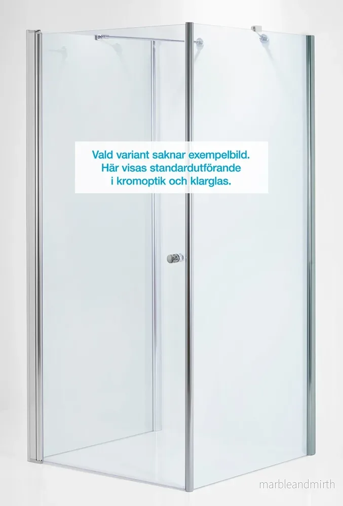 Duschvägg Duschbyggarna Swing de Luxe U-dusch