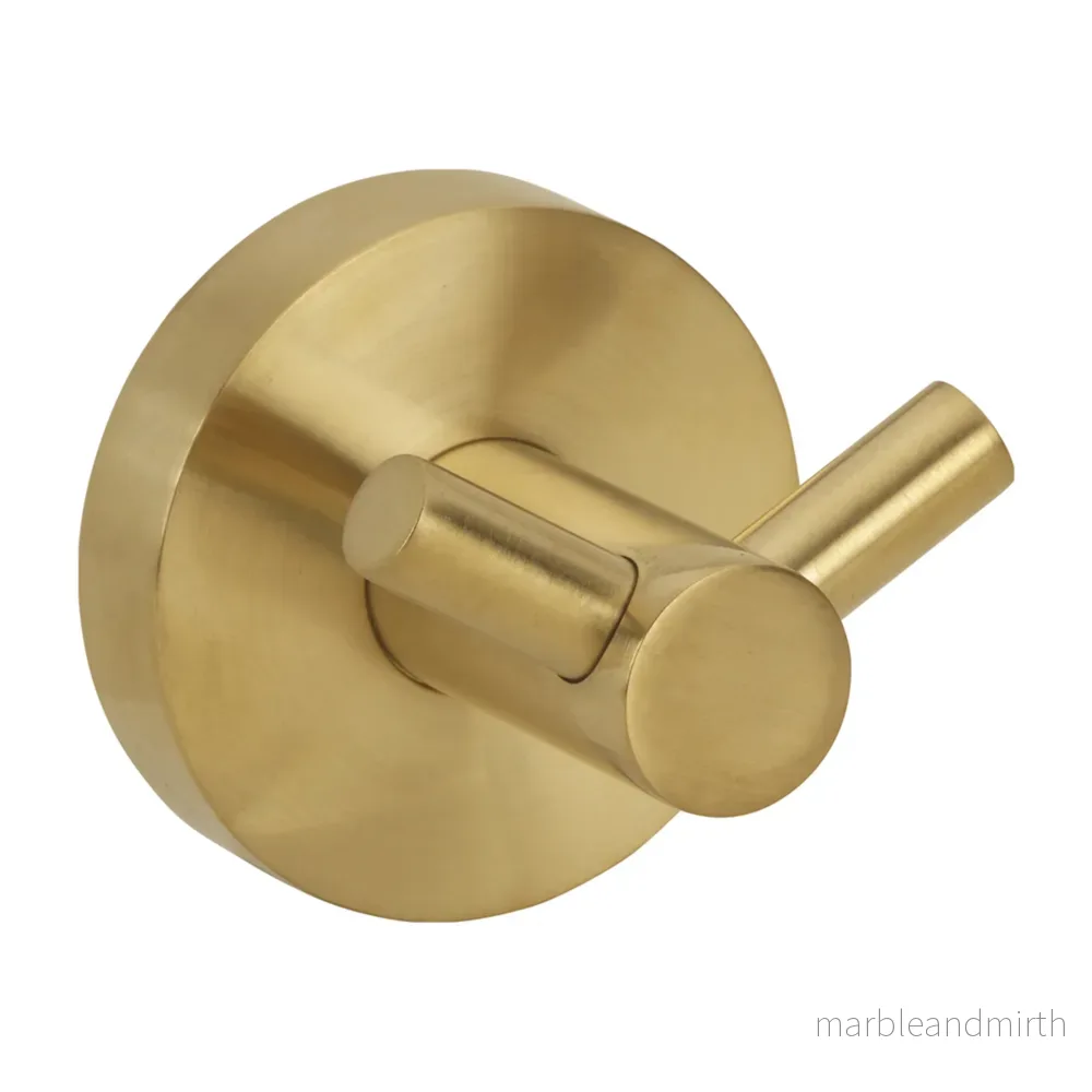 Handdukskrok Duschbyggarna Brass Dubbel Handdukskrok Duschbyggarna Brass Dubbel