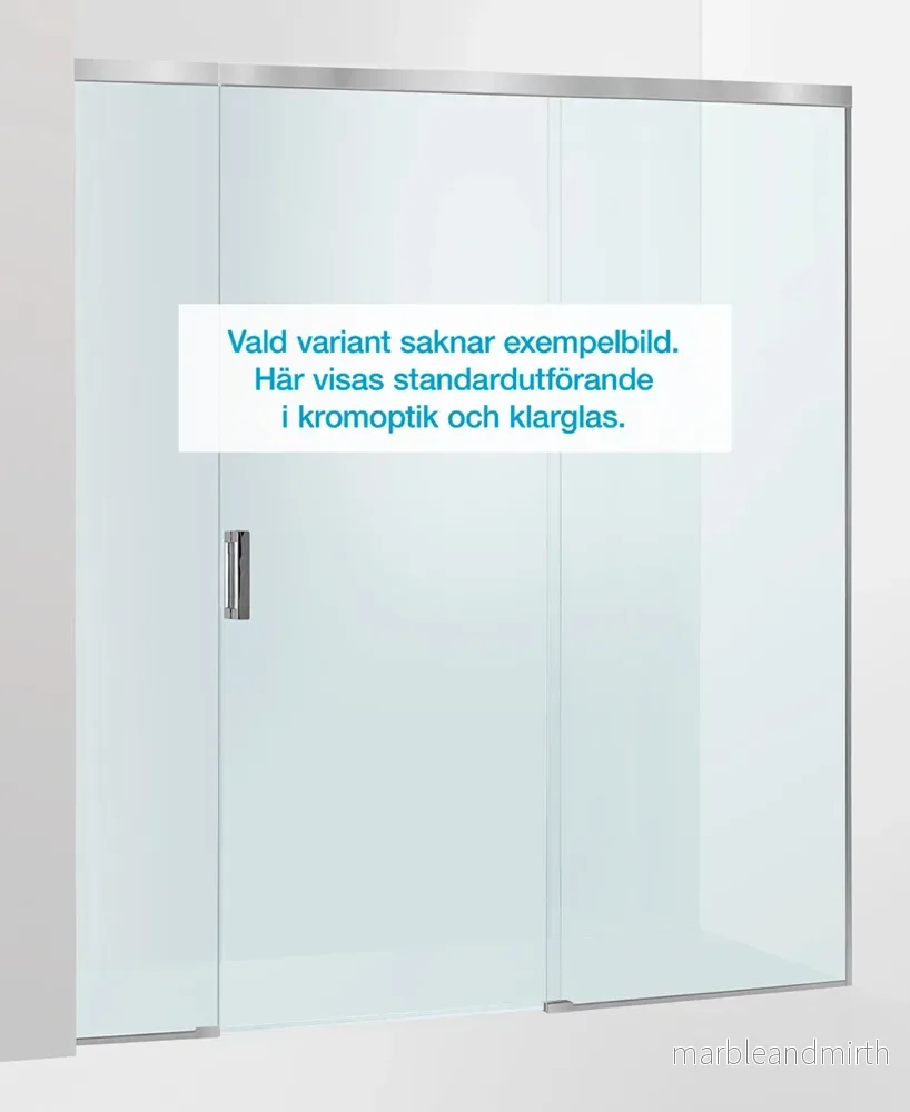 Duschvägg Duschbyggarna Espacio 3-delad med Skjutdörr Duschvägg Duschbyggarna Espacio 3-delad med Skjutdörr