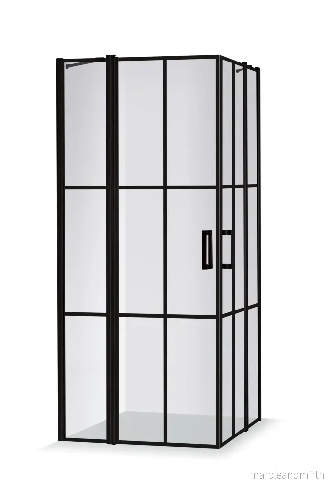 Duschhörna Duschbyggarna Industrial Decor Noblesse Diagonal Cube