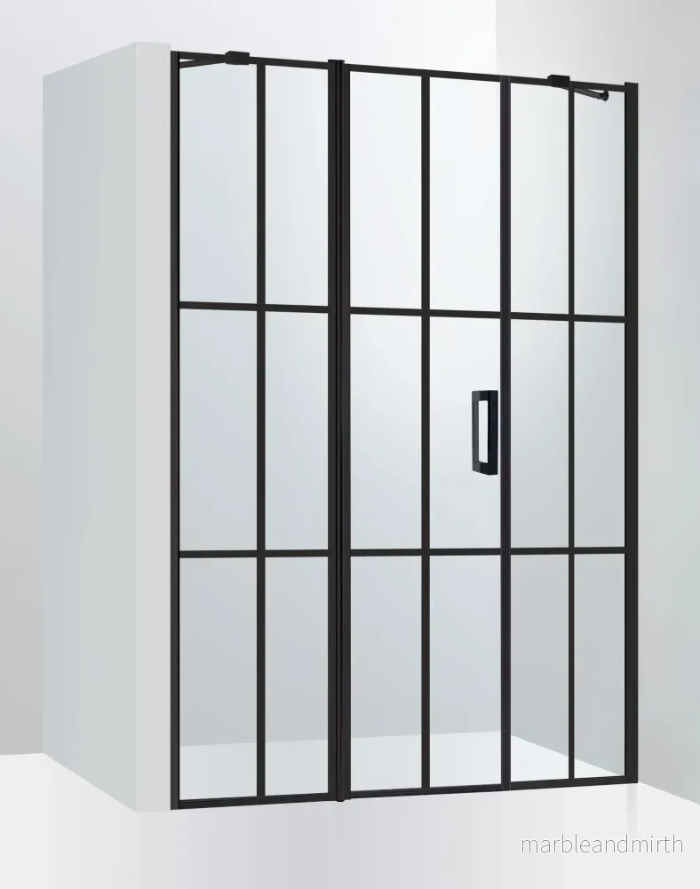 Duschvägg Duschbyggarna Industrial Decor Noblesse Linje 3-delad Cube