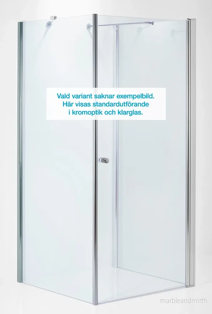 Duschvägg Duschbyggarna Swing de Luxe U-dusch